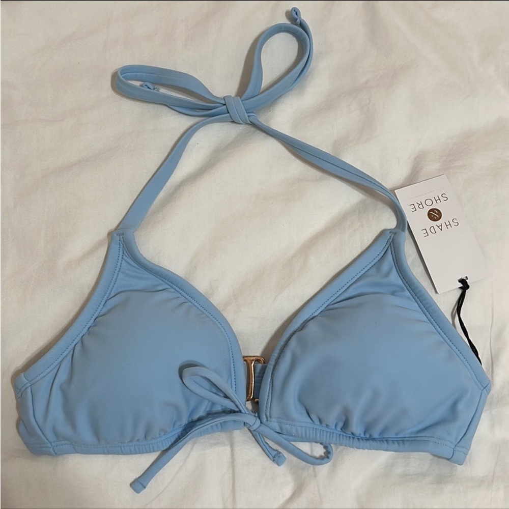 Light blue bikini top NWT